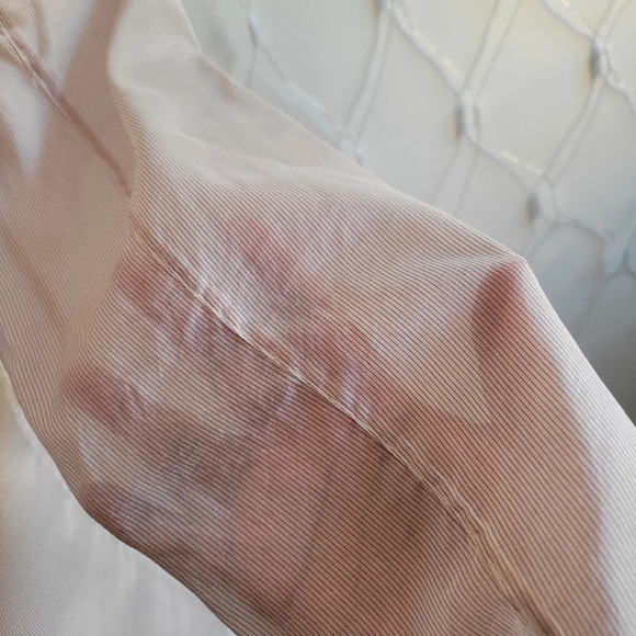 Pink Blazer | Semi-Sheer Mauve Jacket | Small - Picture 5 of 7